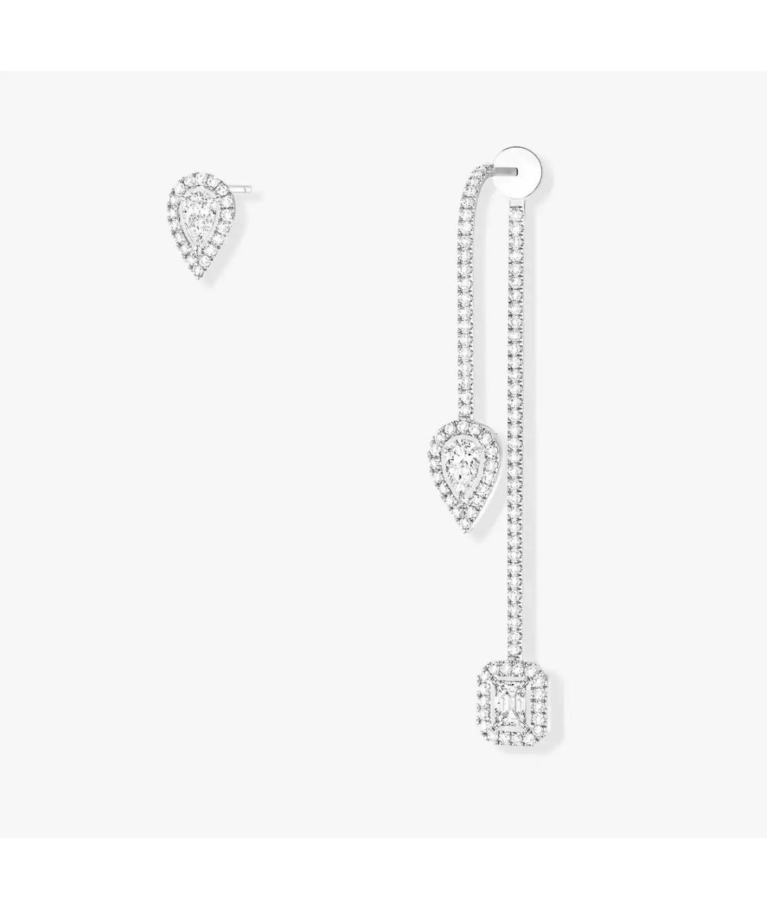 MESSIKA Серебряные серьги из белого золота, фото 2