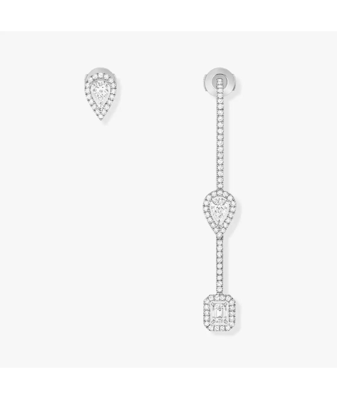 MESSIKA Серебряные серьги из белого золота, фото 4