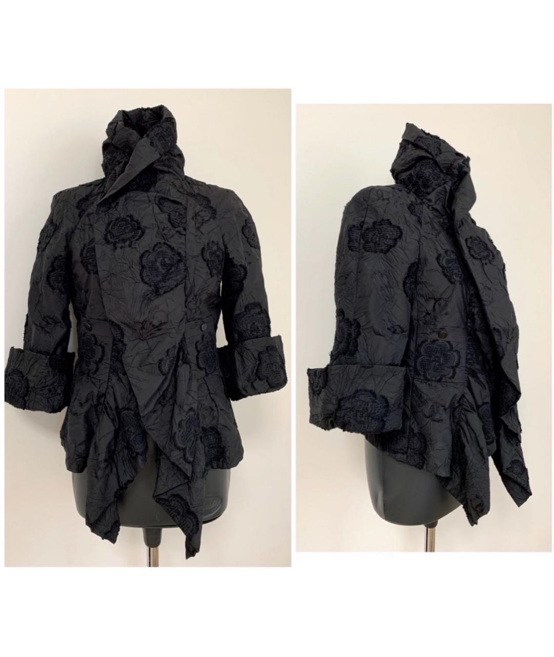 CHANEL Черная шелковая куртка, фото 8