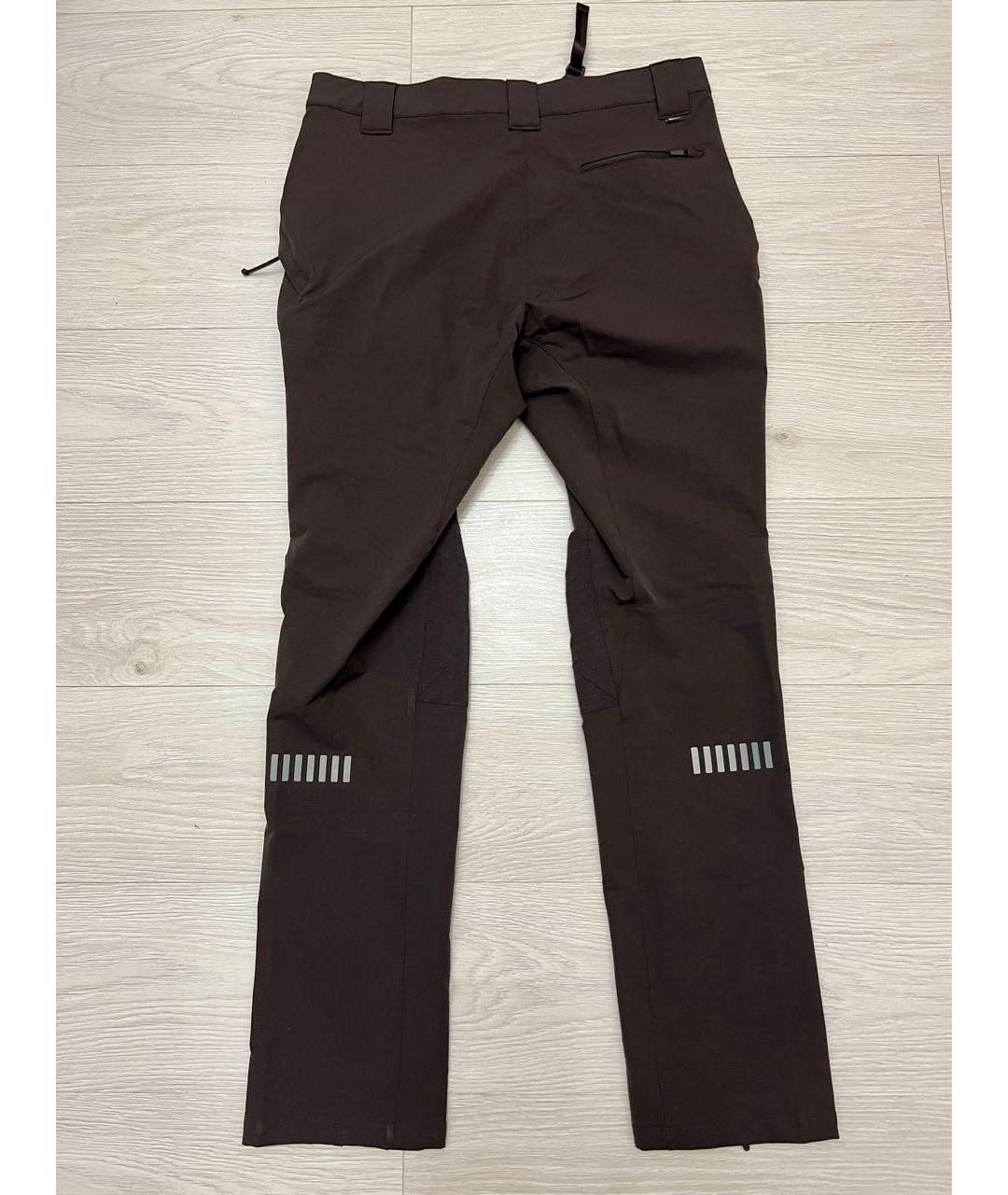 NIKE Коричневые полиэстеровые повседневные брюки, фото 2