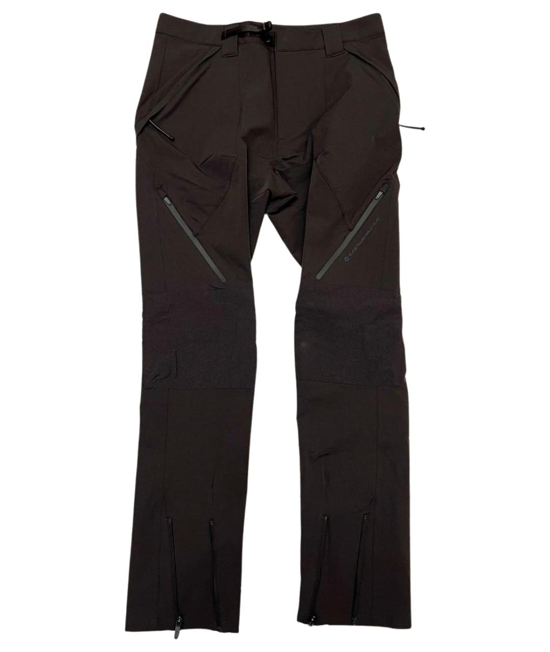 NIKE Коричневые полиэстеровые повседневные брюки, фото 1