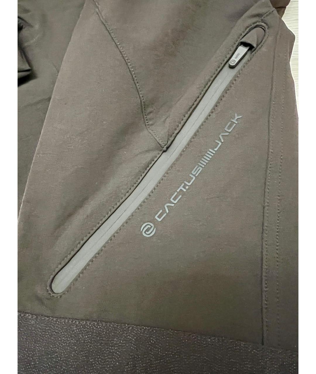 NIKE Коричневые полиэстеровые повседневные брюки, фото 5