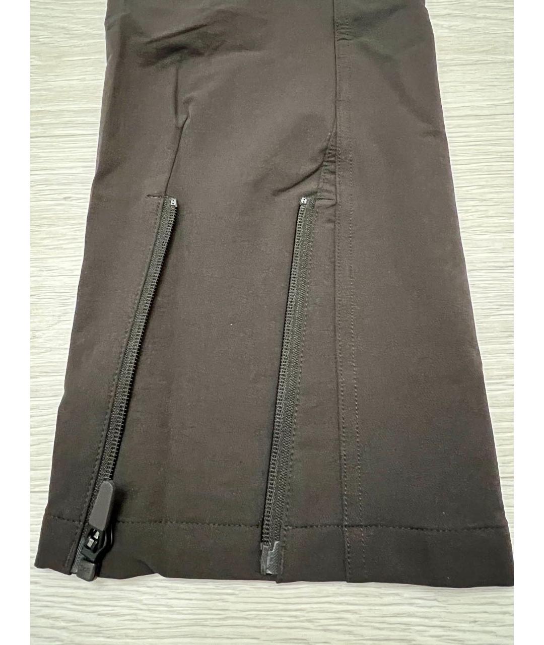 NIKE Коричневые полиэстеровые повседневные брюки, фото 6