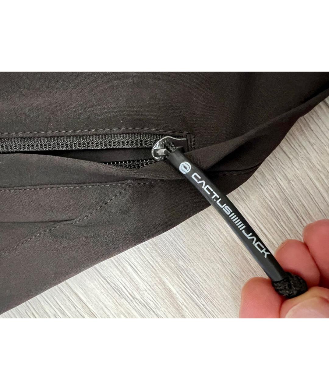 NIKE Коричневые полиэстеровые повседневные брюки, фото 7