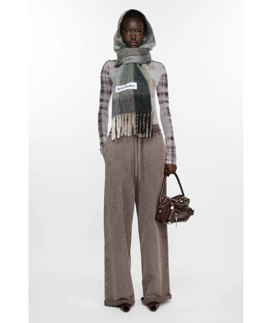 ACNE STUDIOS Мульти шерстяной шарф, фото 2