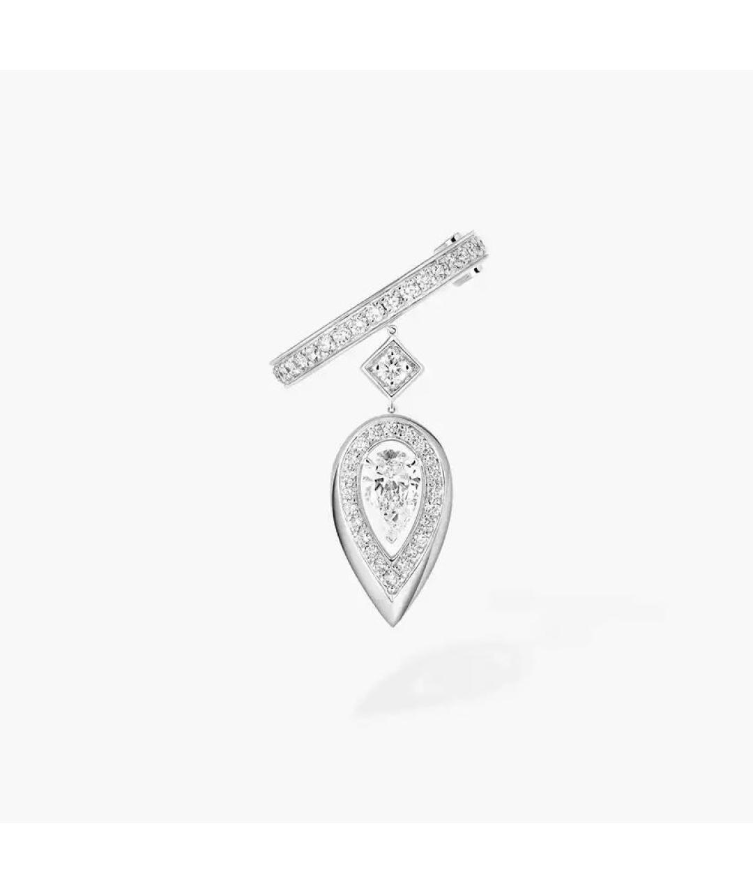 MESSIKA Серебряные серьги из белого золота, фото 4