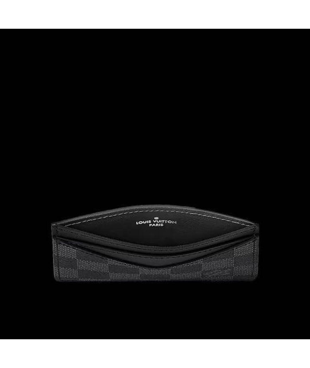 LOUIS VUITTON Черный кардхолдер, фото 4