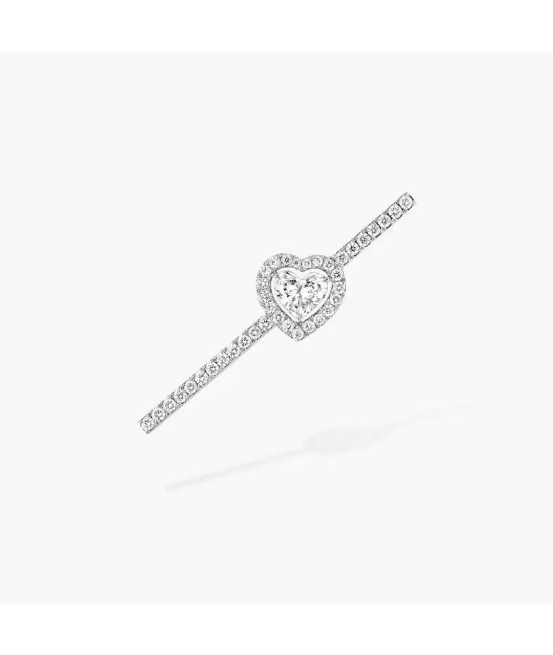 MESSIKA Серебряные серьги из белого золота, фото 5