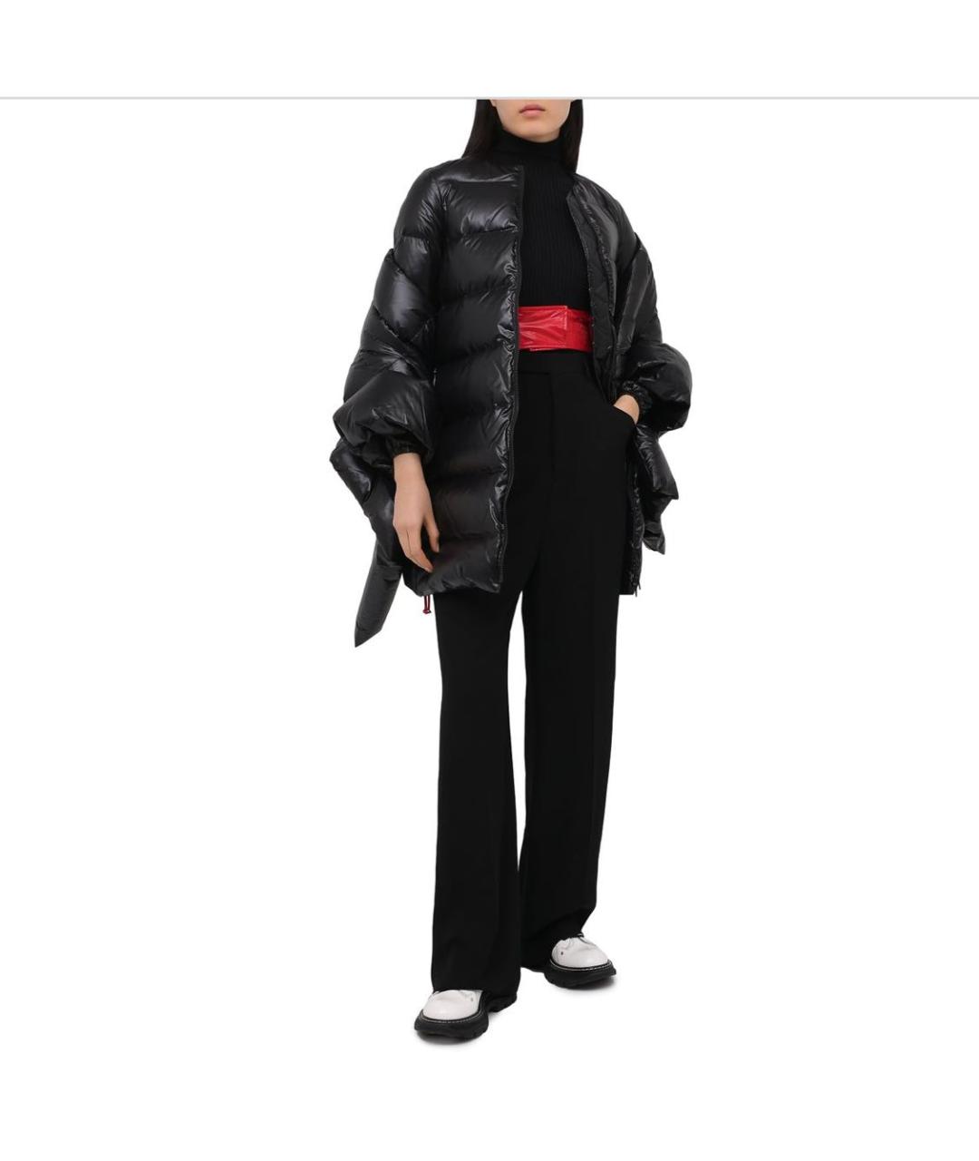VALENTINO Черный полиамидовый пуховик, фото 2