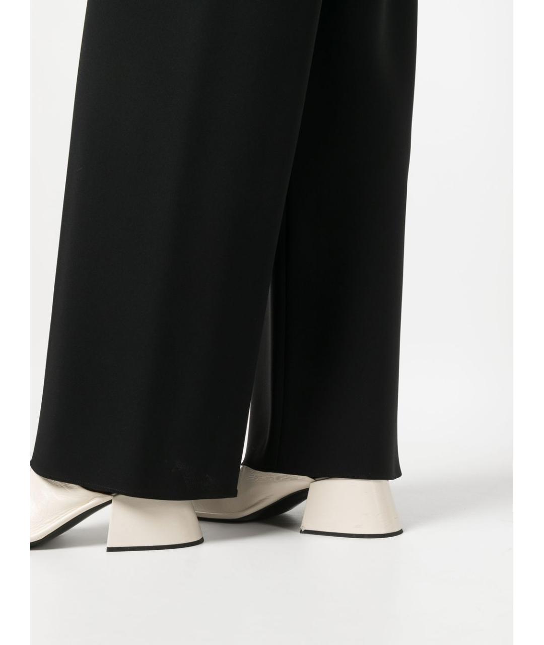 THE ROW Черные полиэстеровые брюки широкие, фото 3