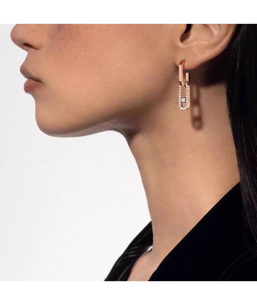 MESSIKA Золотые серьги из розового золота, фото 3