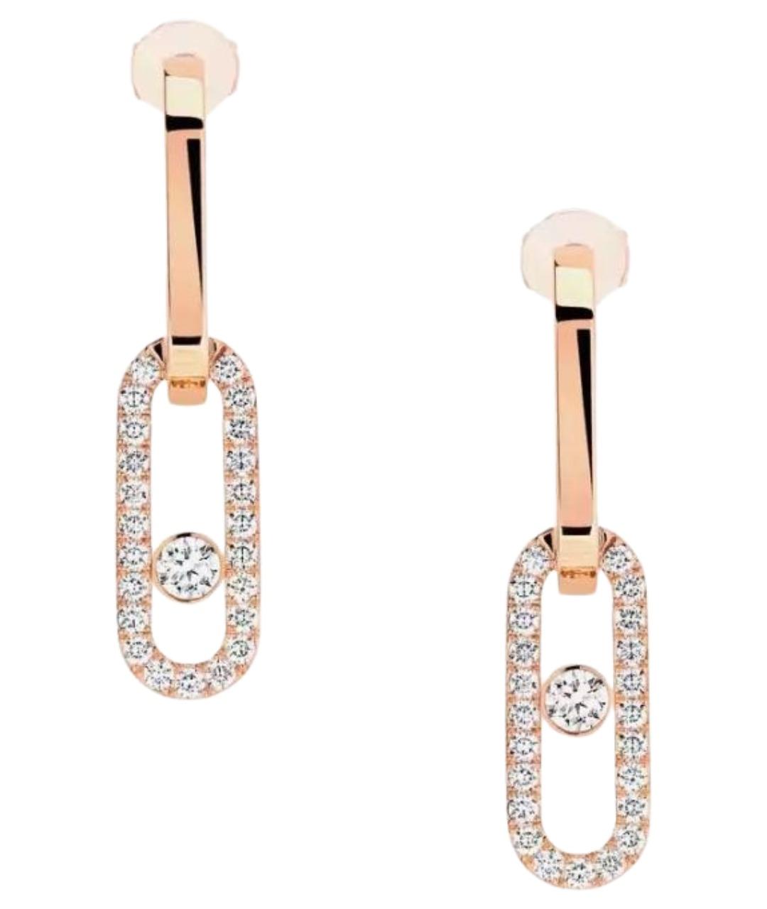 MESSIKA Золотые серьги из розового золота, фото 1