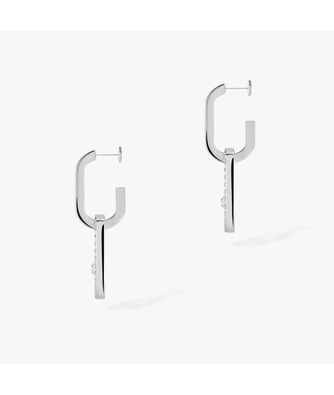 MESSIKA Серебряные серьги из белого золота, фото 2