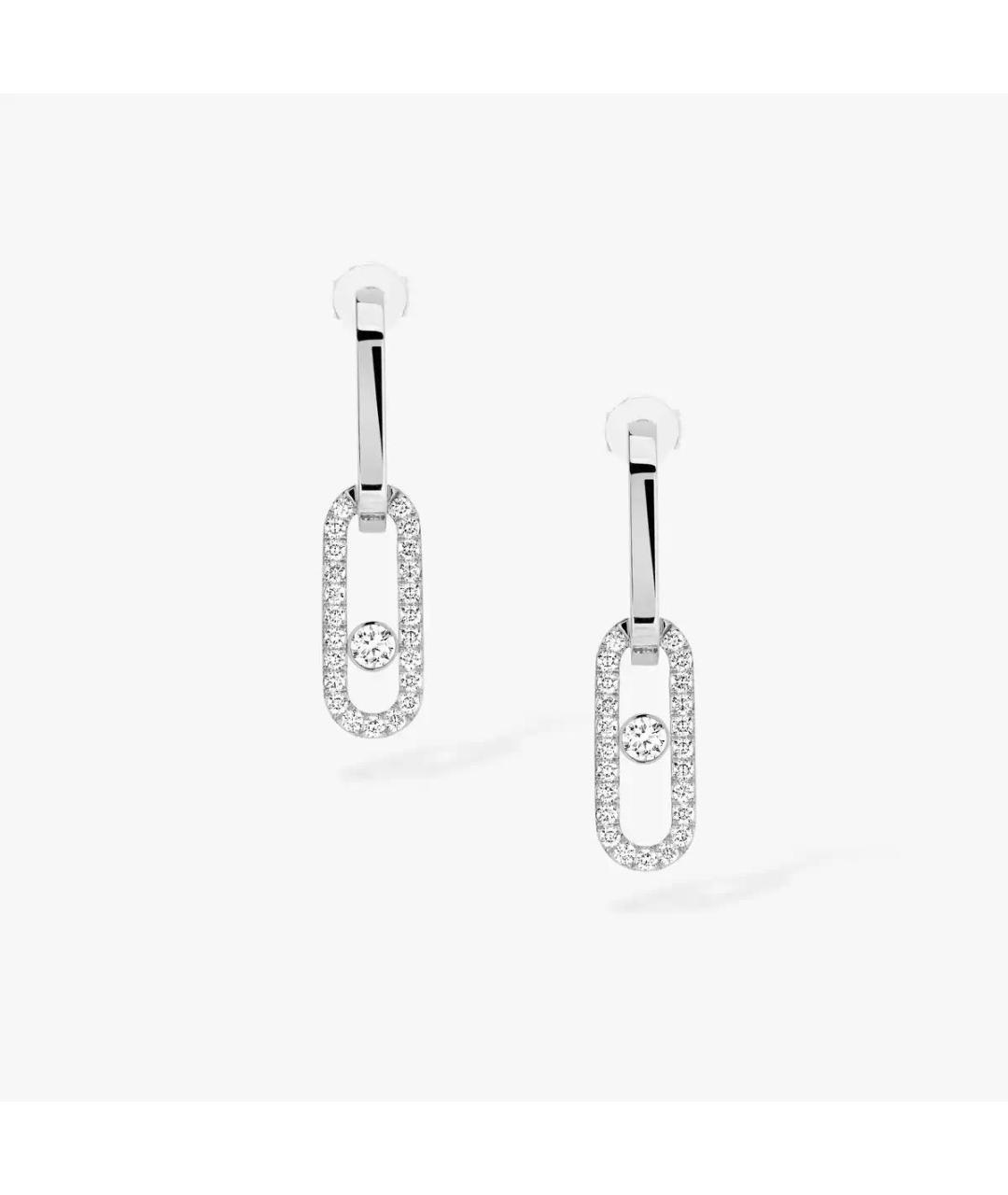 MESSIKA Серебряные серьги из белого золота, фото 5