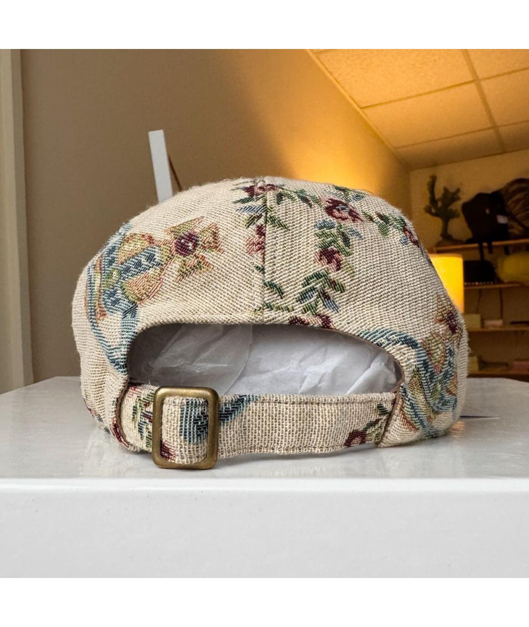 VIVIENNE WESTWOOD Бежевая хлопковая кепка, фото 4
