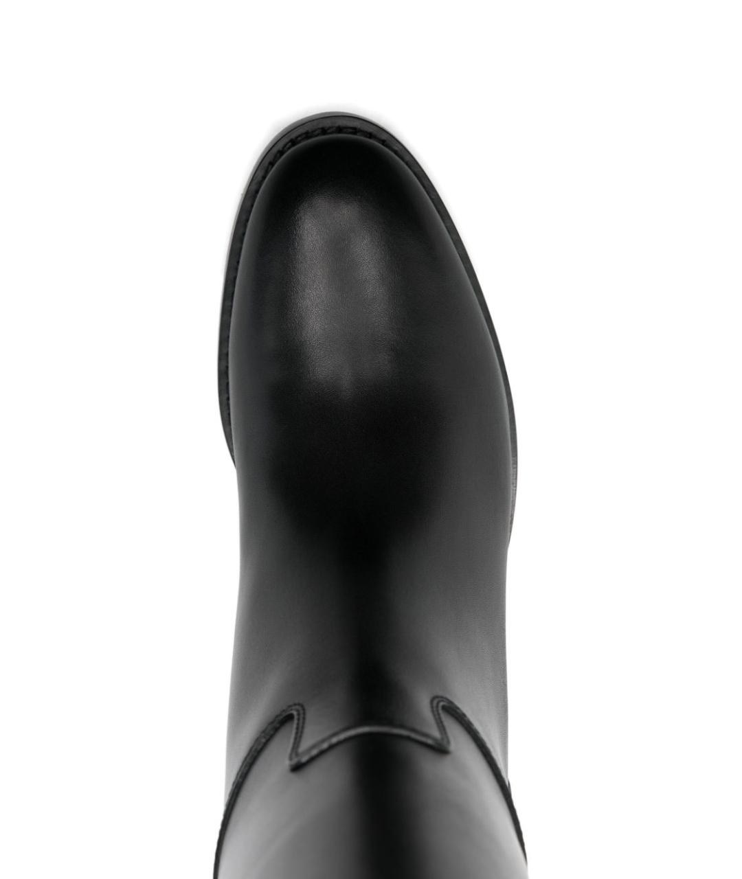CELINE Черные кожаные сапоги, фото 3