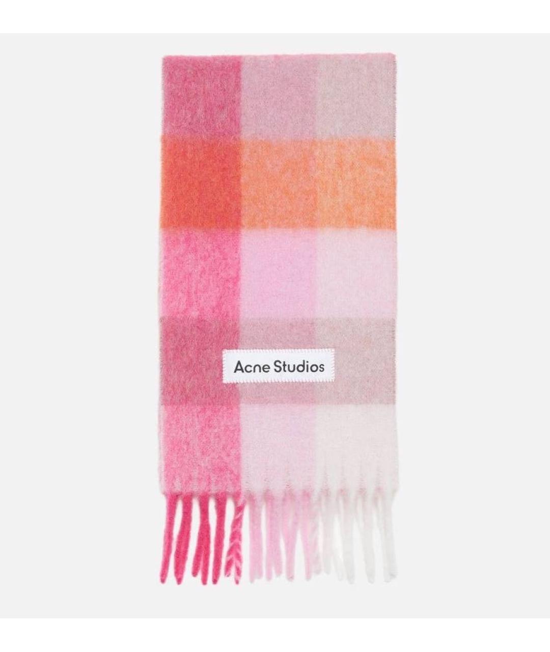 ACNE STUDIOS Мульти шерстяной шарф, фото 7