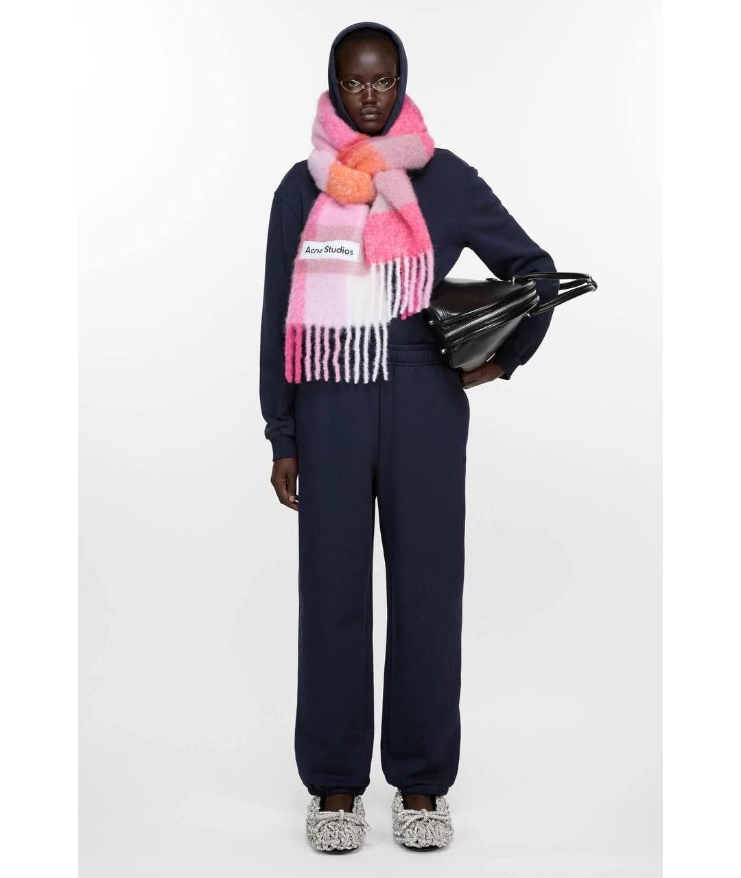 ACNE STUDIOS Мульти шерстяной шарф, фото 2