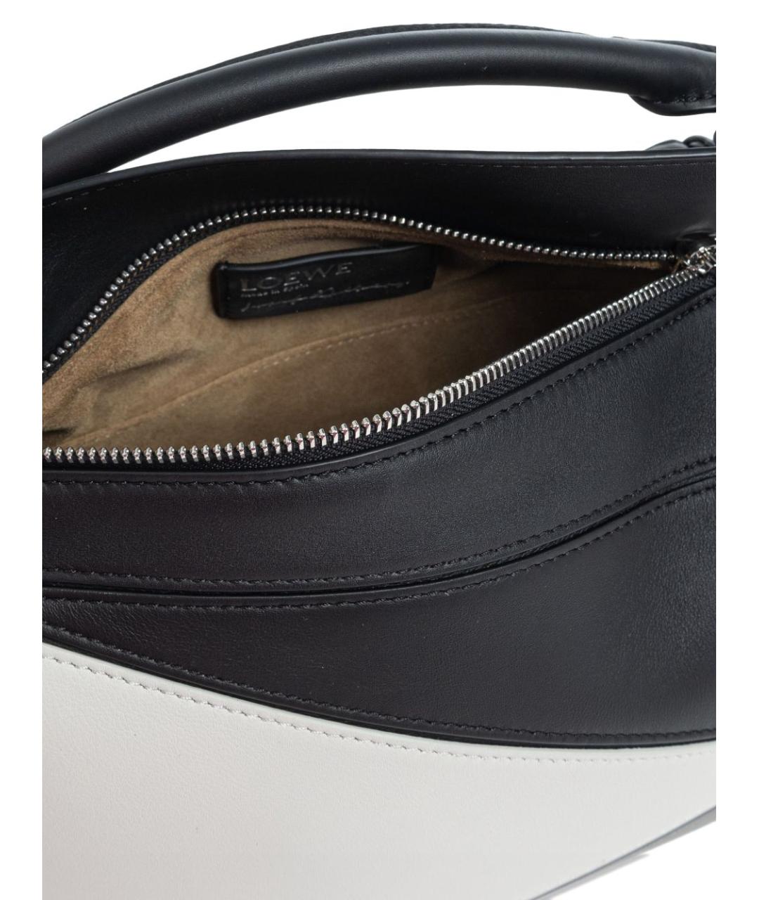 LOEWE Серая кожаная сумка тоут, фото 5