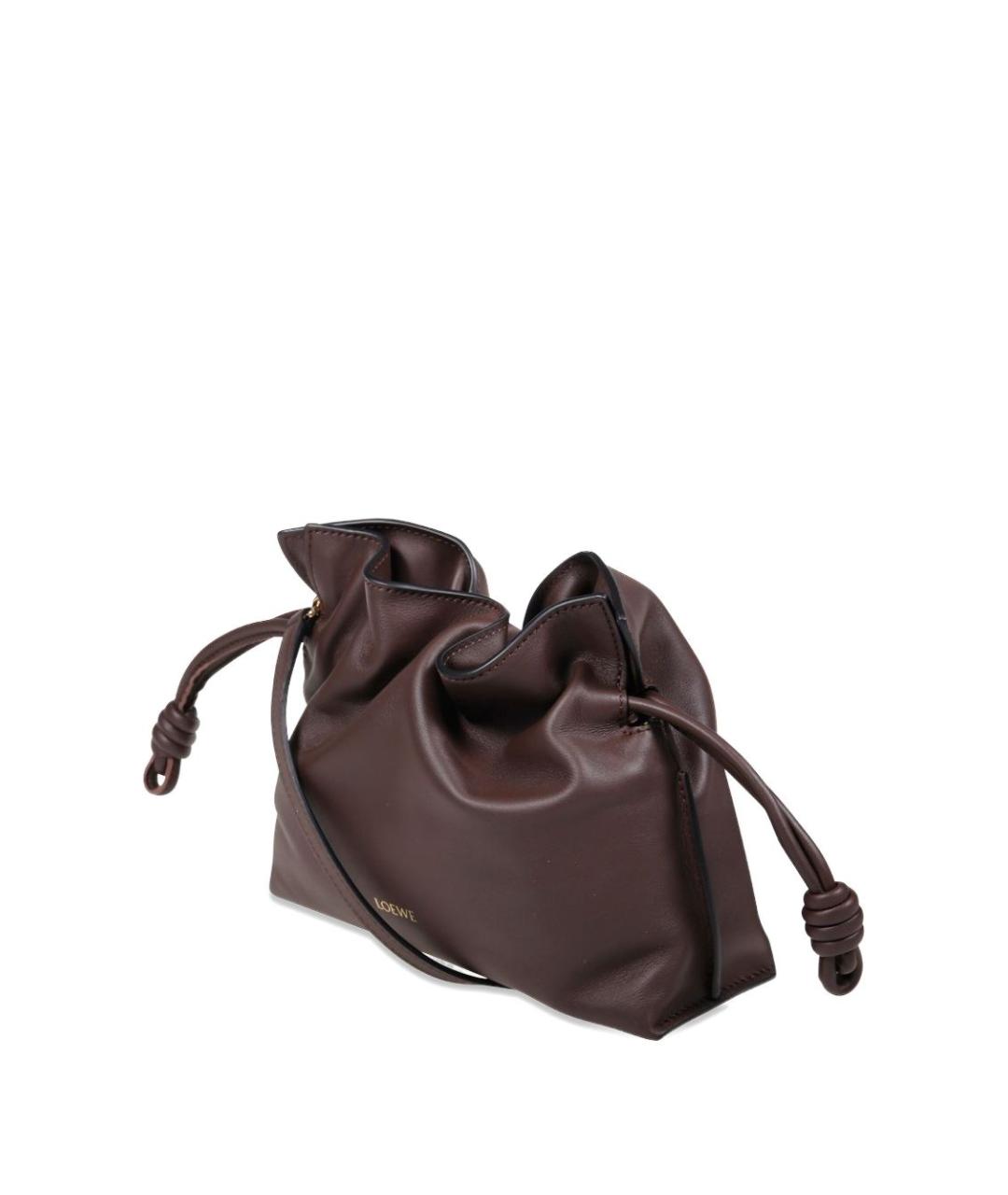 LOEWE Коричневая кожаная сумка тоут, фото 2