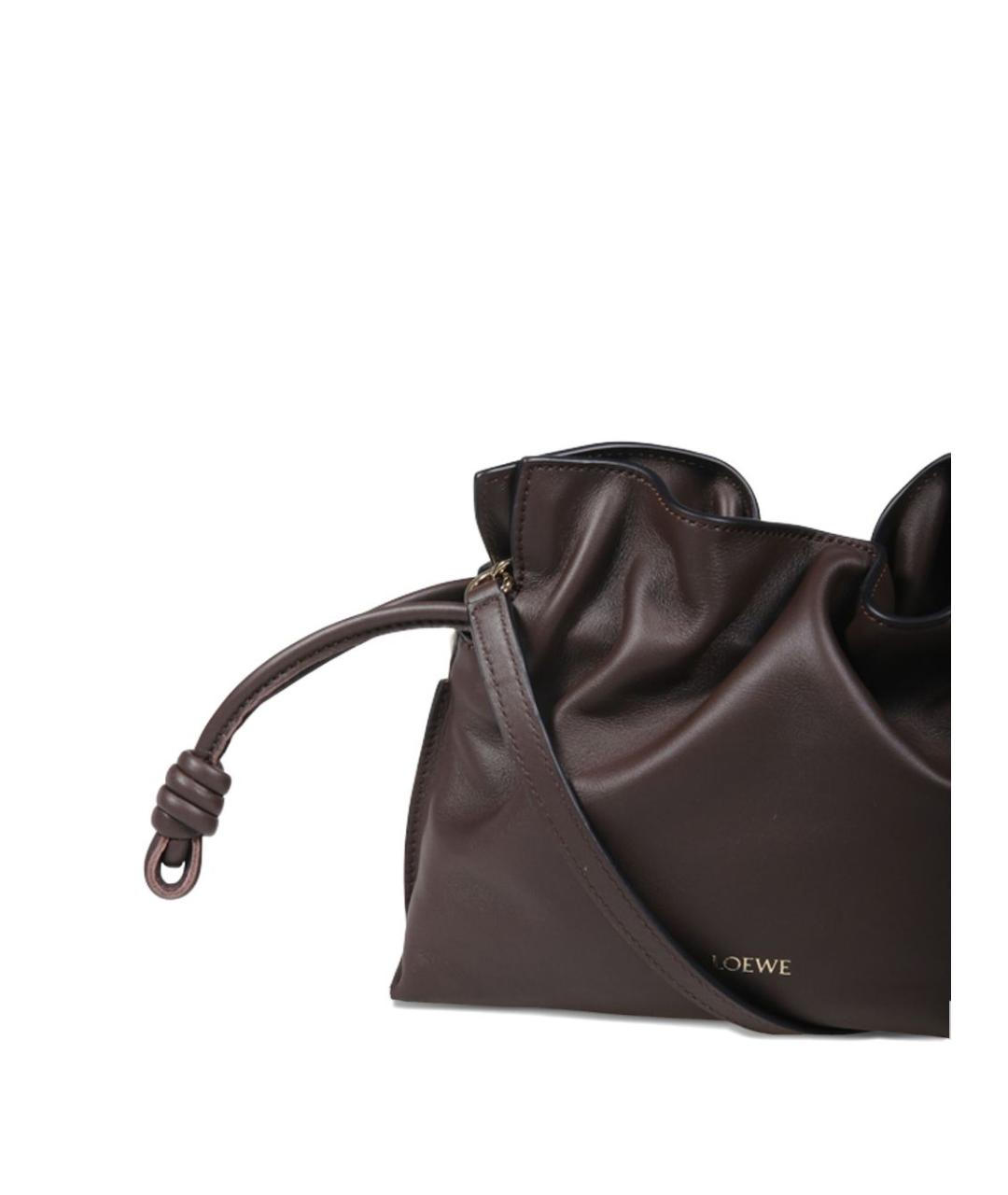 LOEWE Коричневая кожаная сумка тоут, фото 3