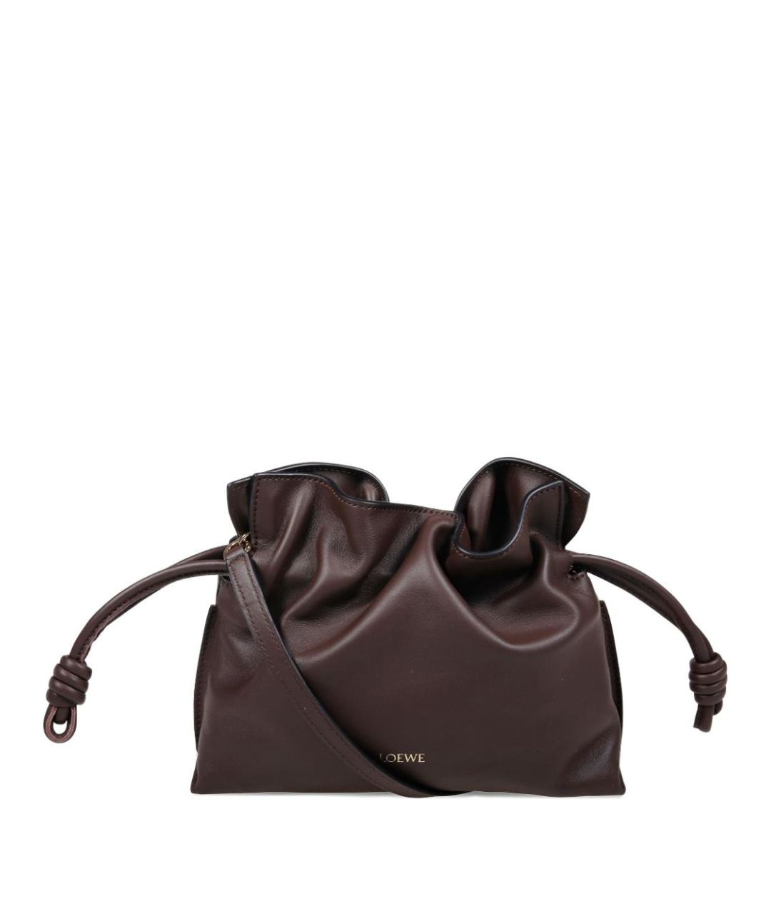 LOEWE Коричневая кожаная сумка тоут, фото 1