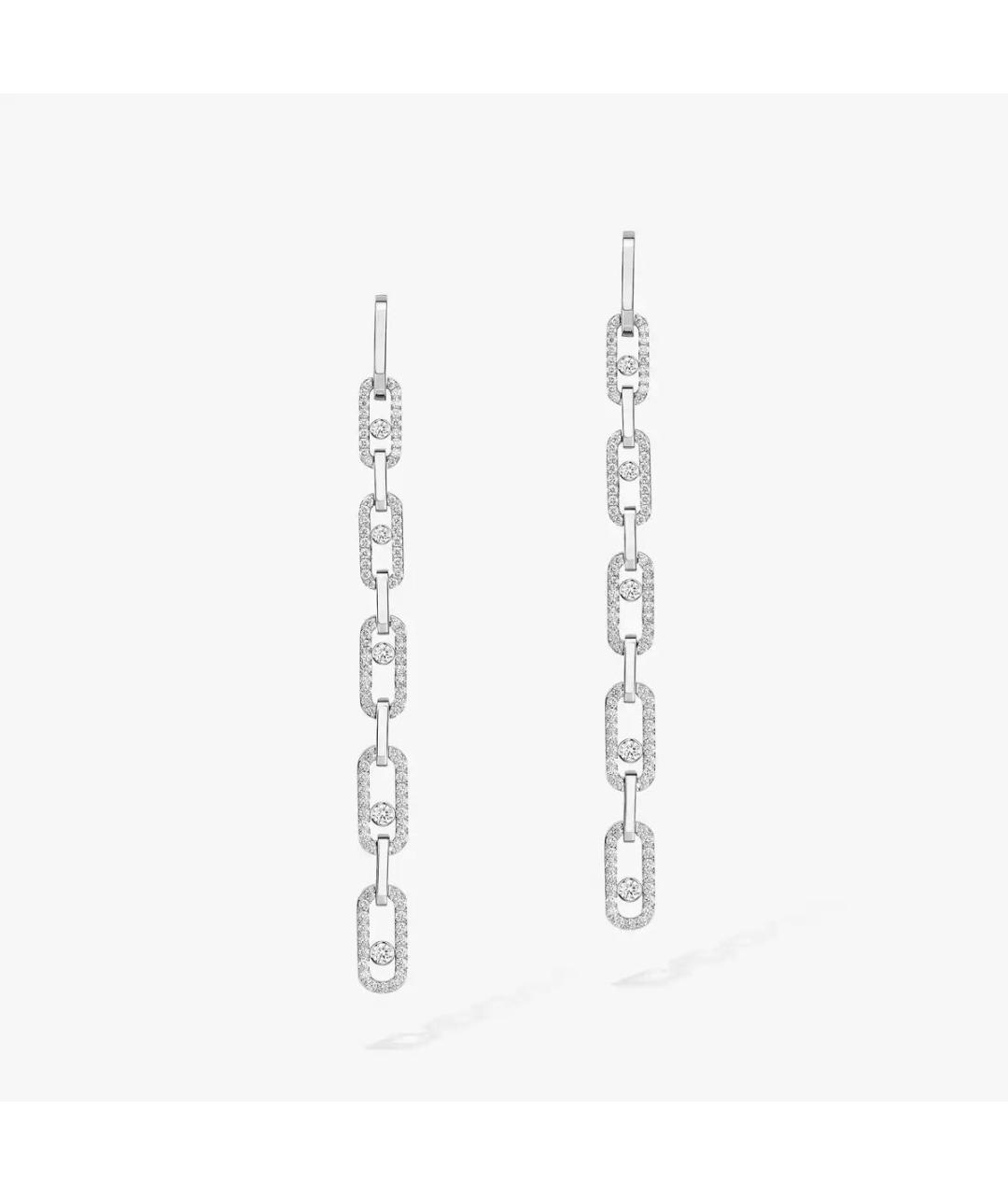 MESSIKA Серебряные серьги из белого золота, фото 5