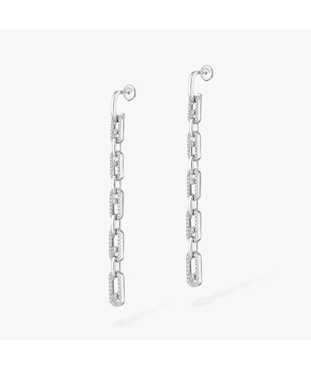 MESSIKA Серебряные серьги из белого золота, фото 3