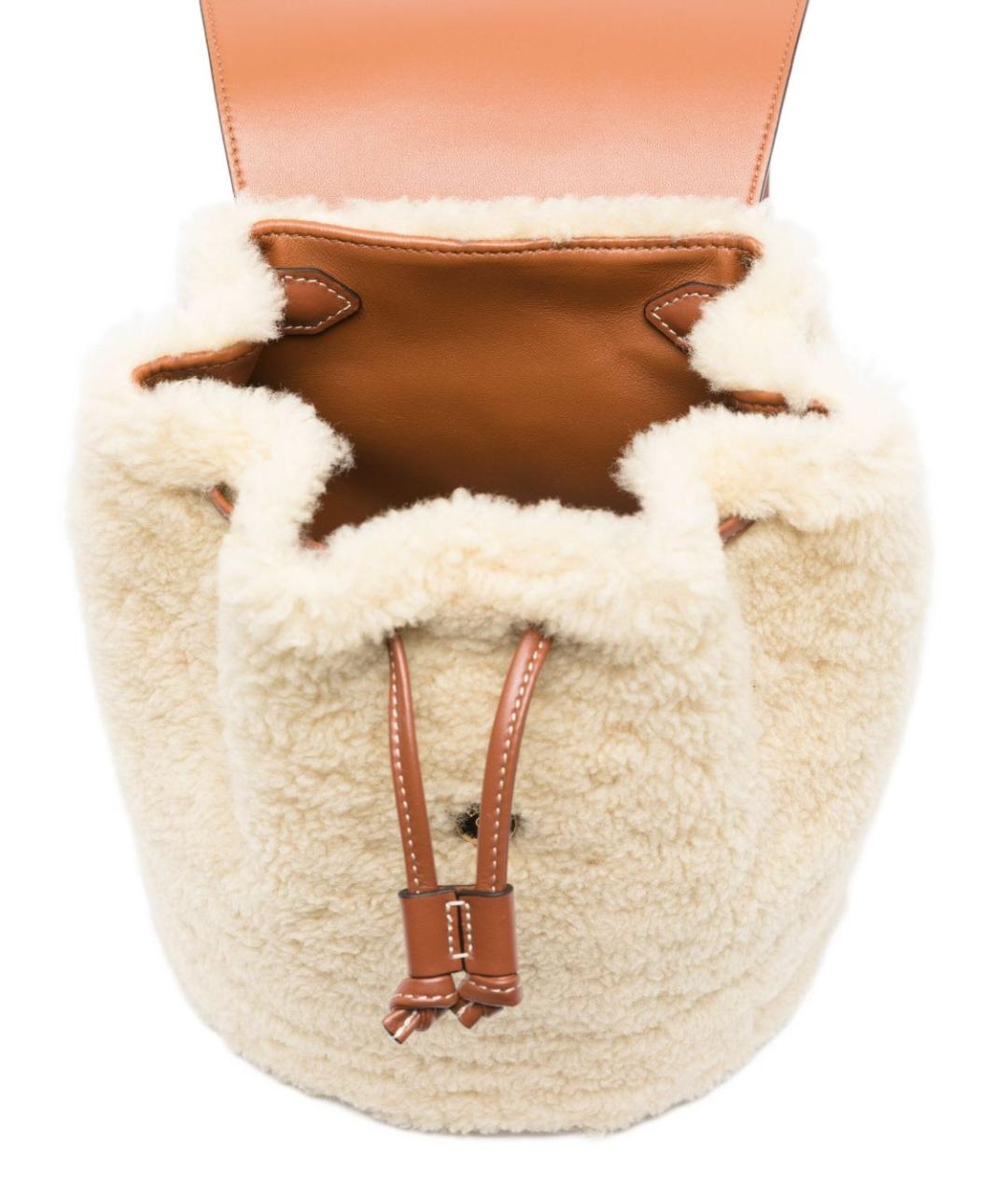 CELINE Коричневый кожаный рюкзак, фото 2