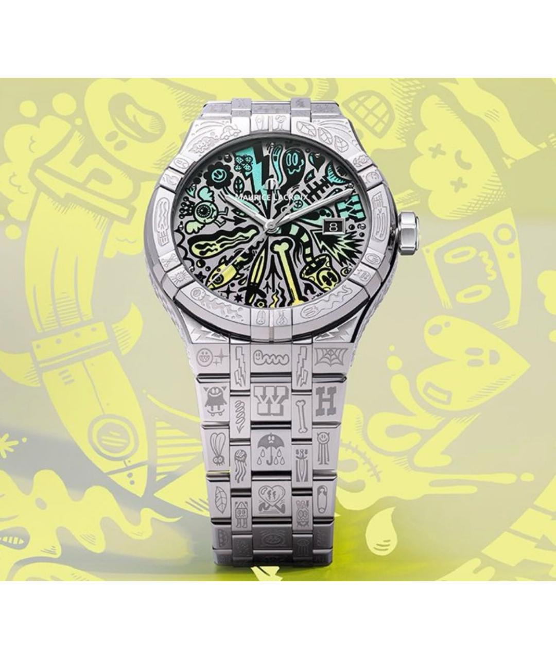 MAURICE LACROIX Мульти стальные часы, фото 3