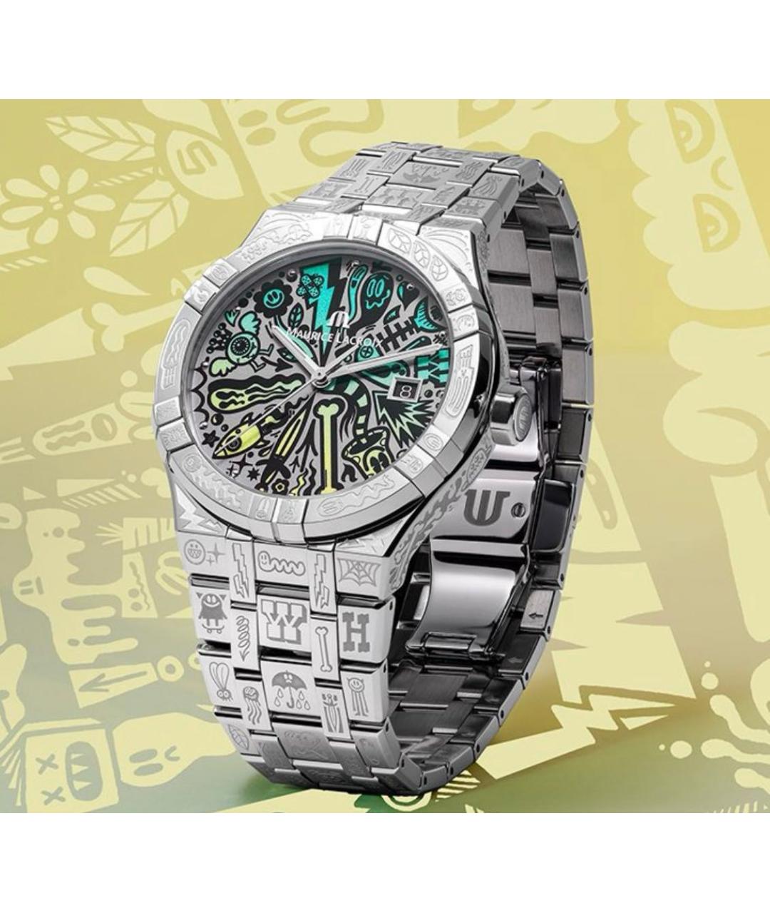 MAURICE LACROIX Мульти стальные часы, фото 2