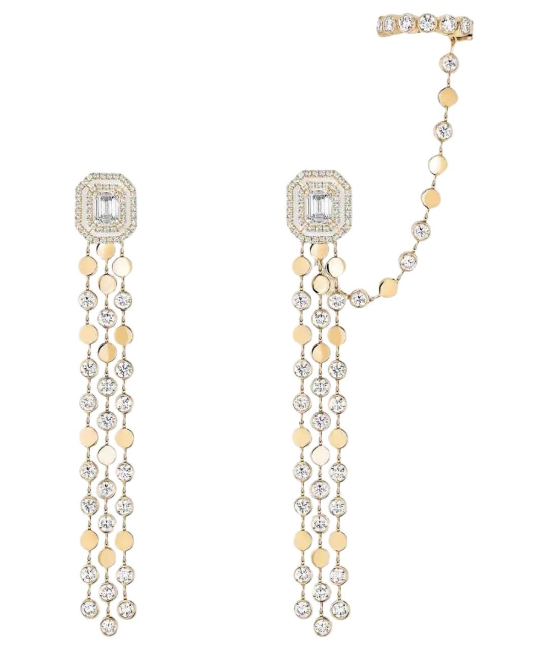 MESSIKA Золотые серьги из желтого золота, фото 1