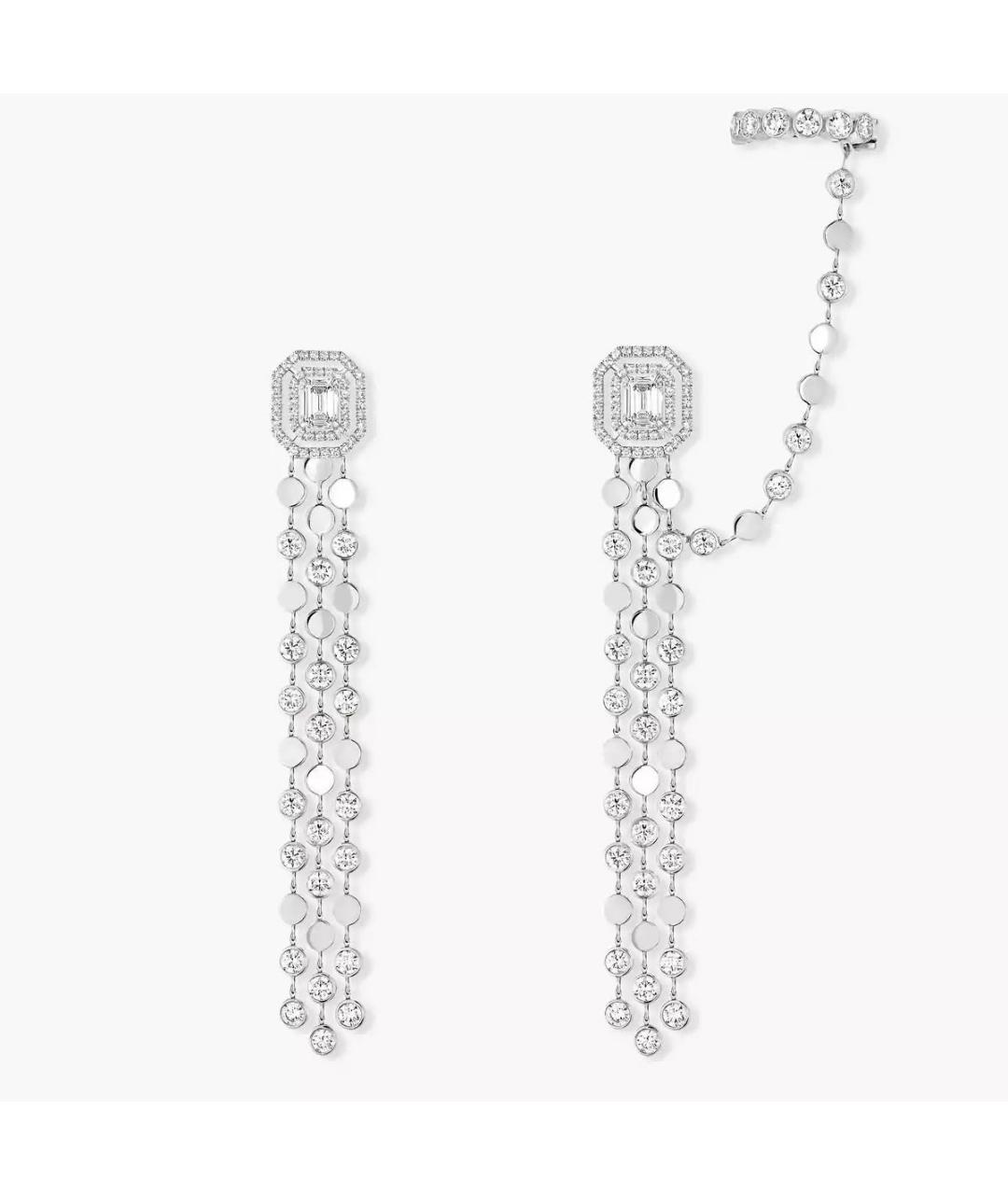 MESSIKA Серебряные серьги из белого золота, фото 3