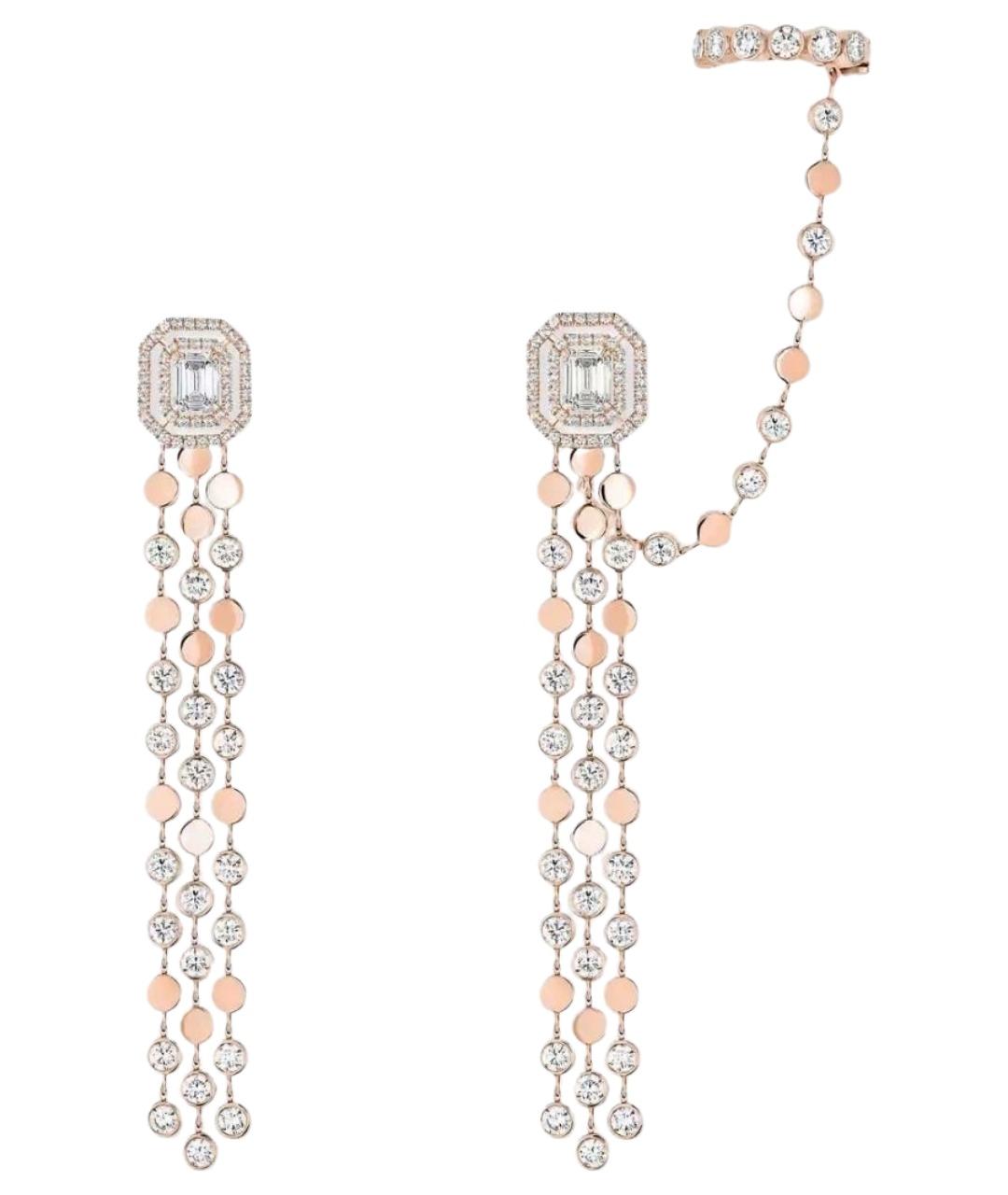 MESSIKA Золотые серьги из розового золота, фото 1