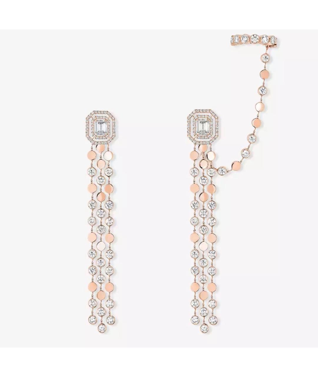 MESSIKA Золотые серьги из розового золота, фото 3