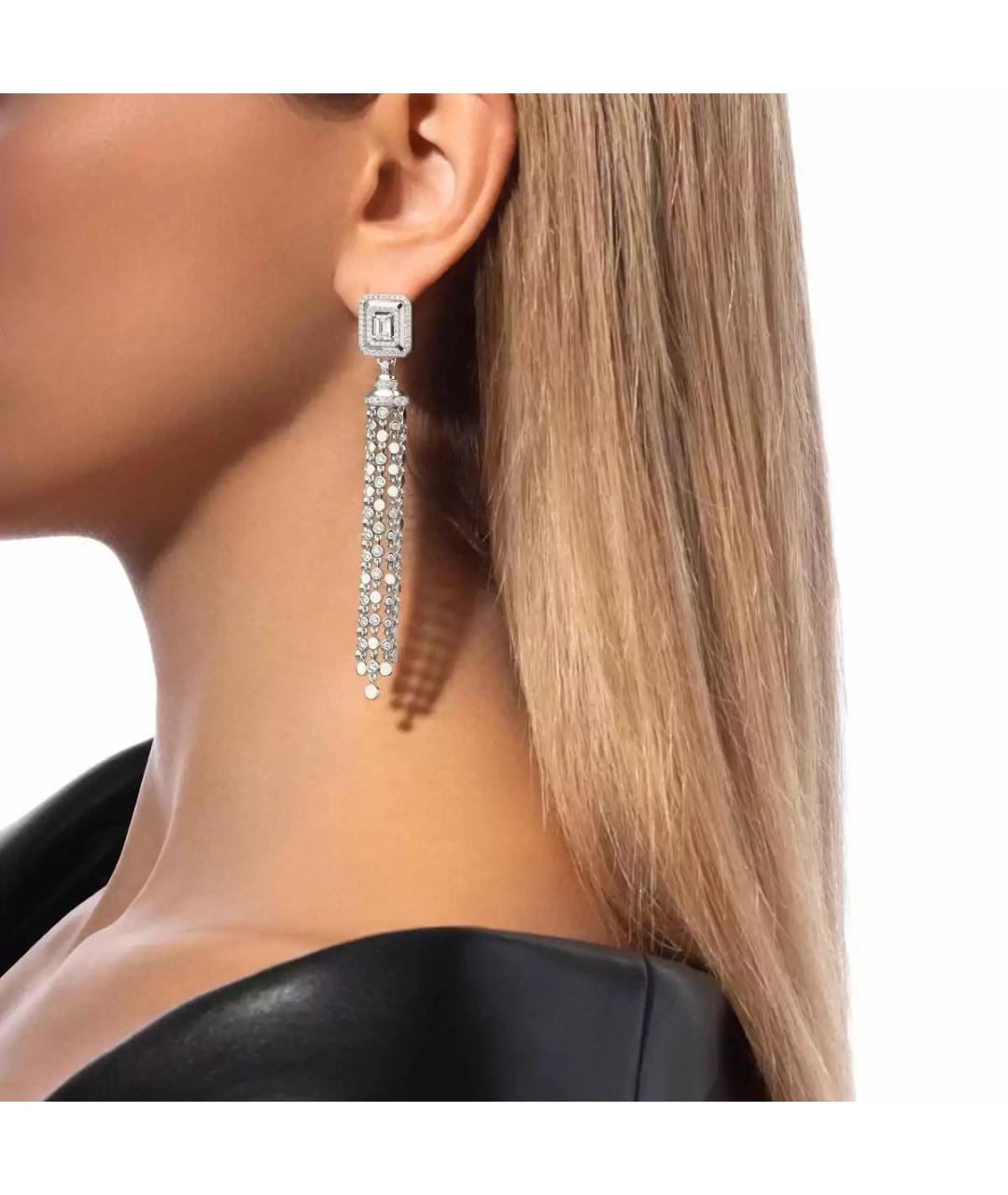 MESSIKA Серебряные серьги из белого золота, фото 3