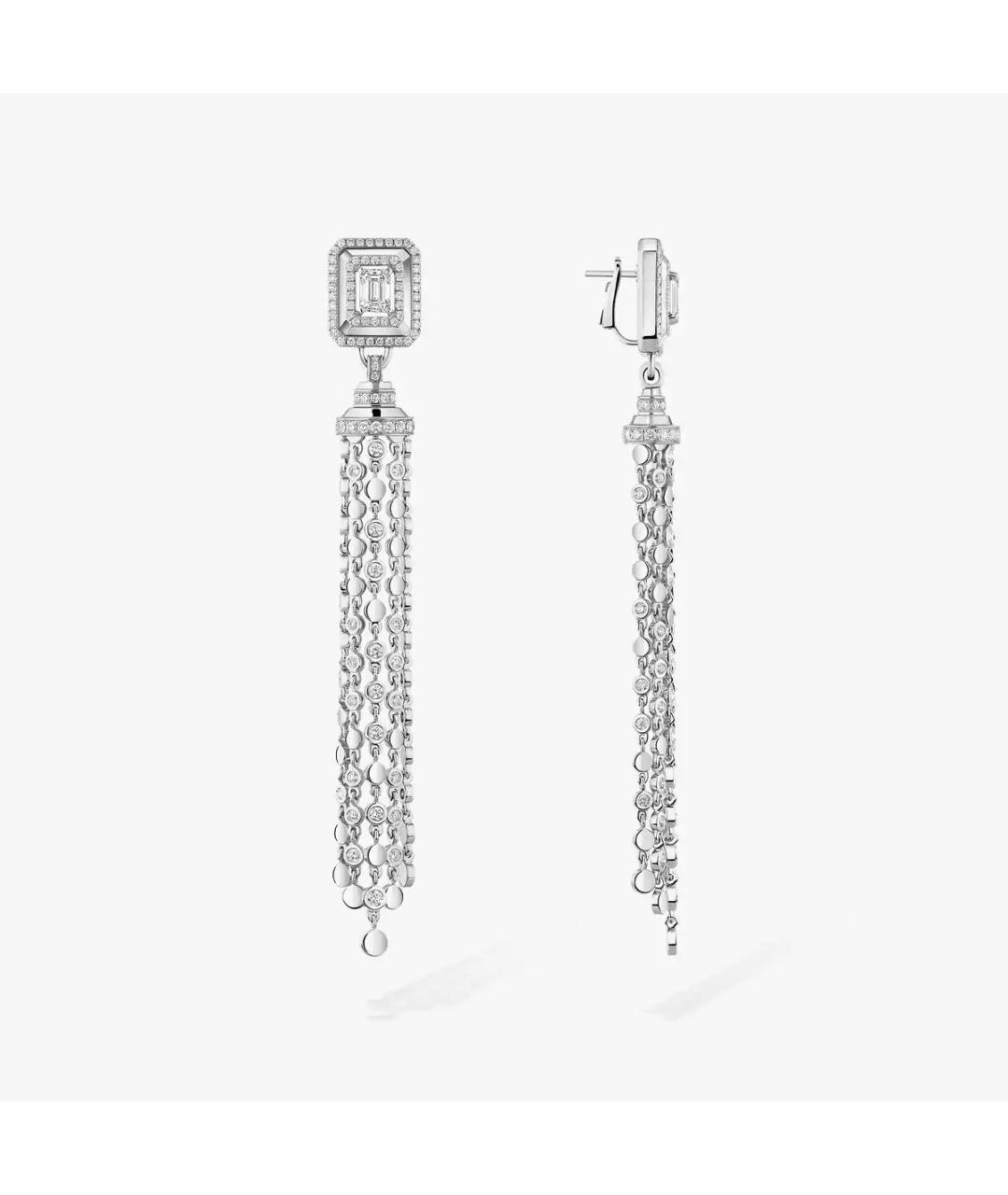 MESSIKA Серебряные серьги из белого золота, фото 5