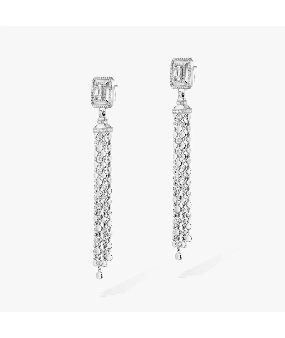 MESSIKA Серебряные серьги из белого золота, фото 2