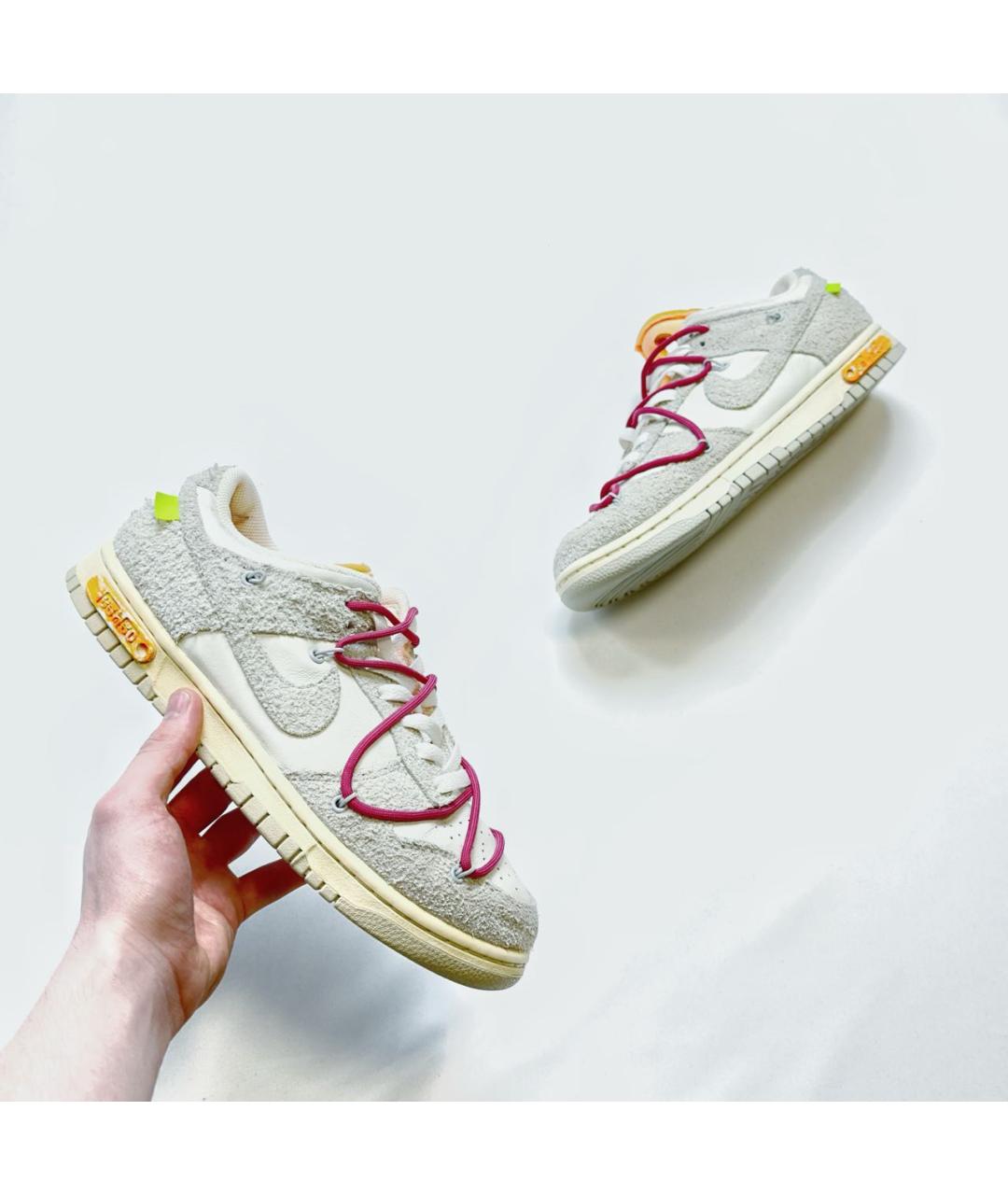 NIKE X OFF-WHITE Мульти замшевые низкие кроссовки / кеды, фото 2