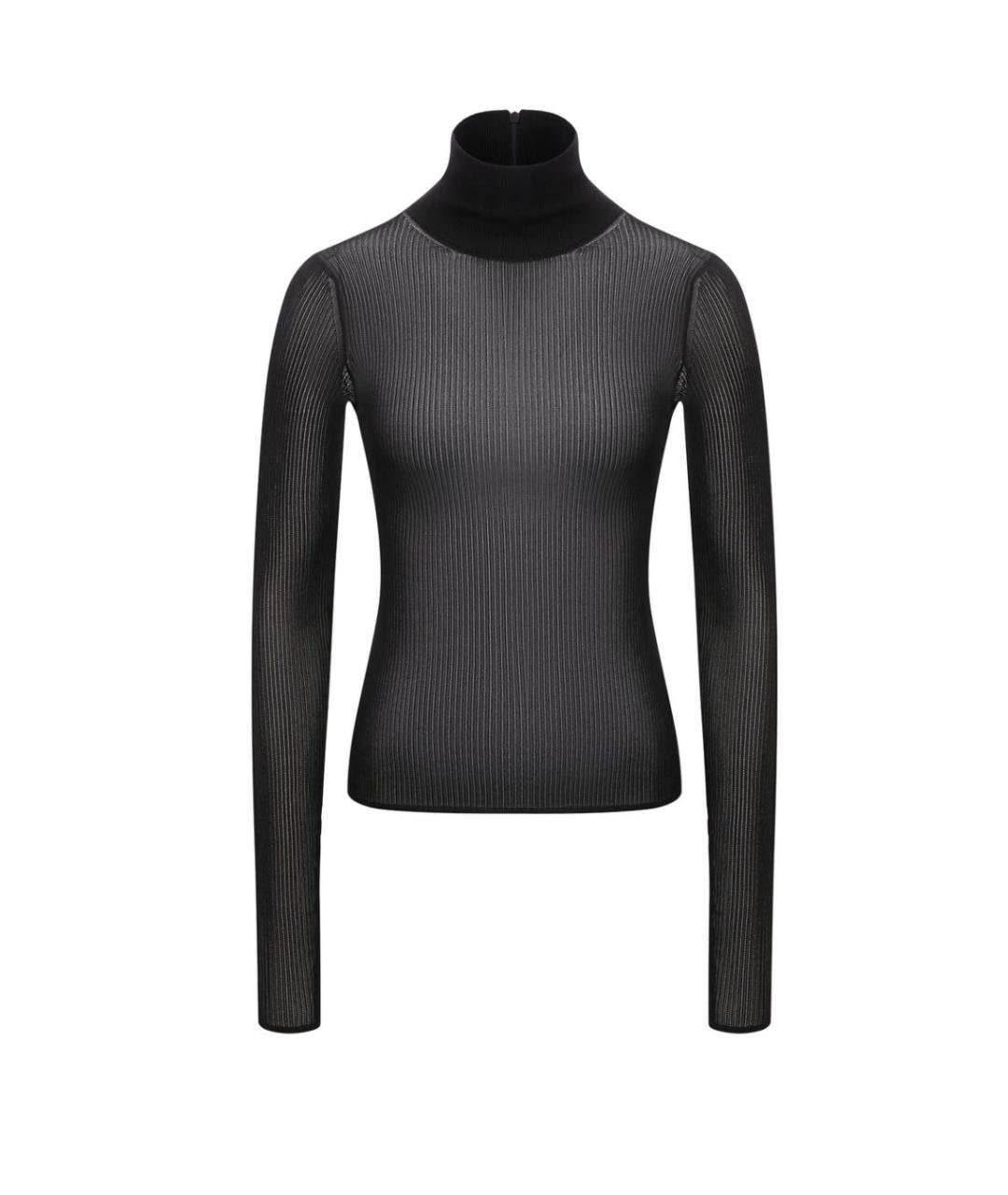 DOLCE&GABBANA Черная вискозная водолазка, фото 1