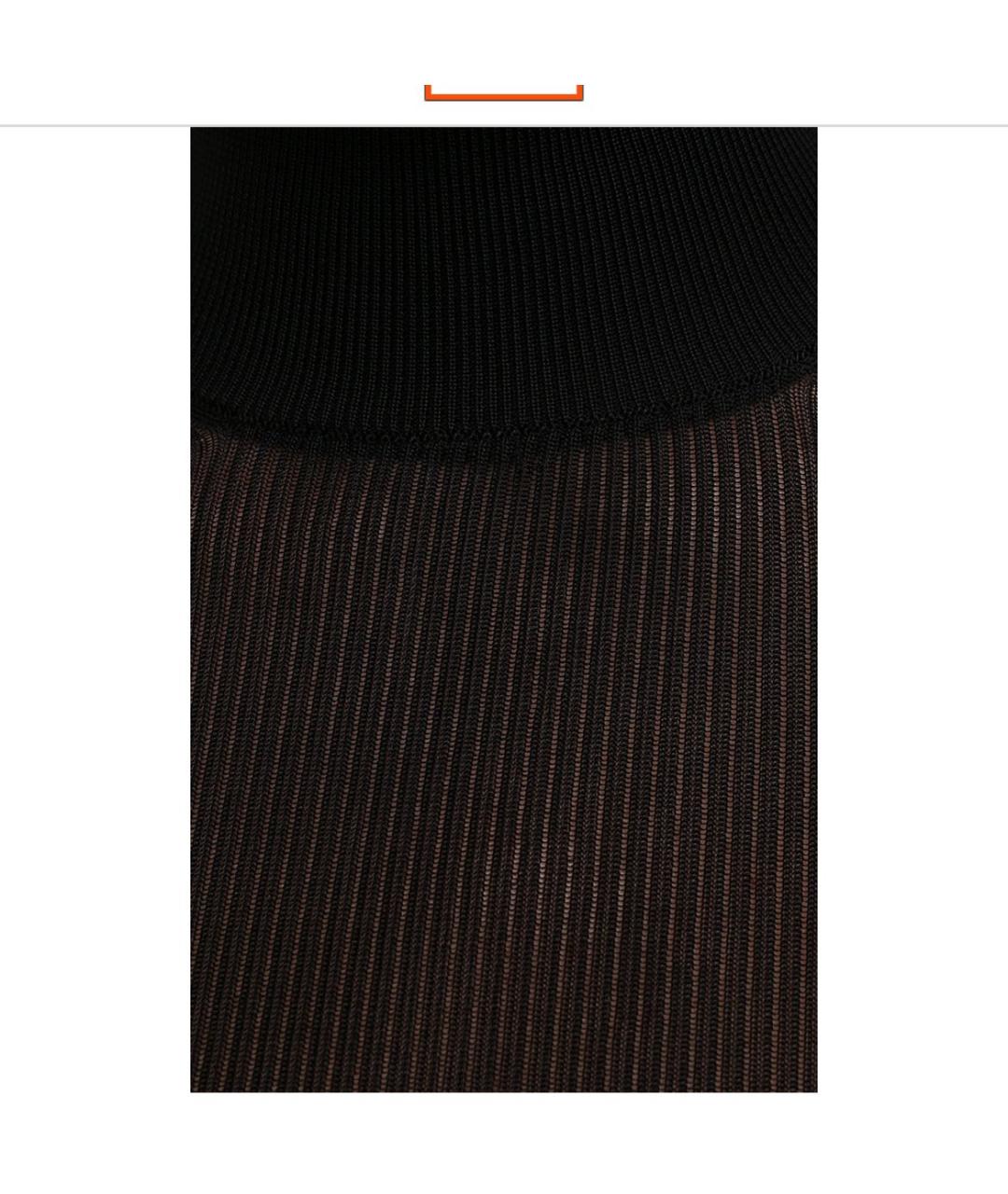 DOLCE&GABBANA Черная вискозная водолазка, фото 5