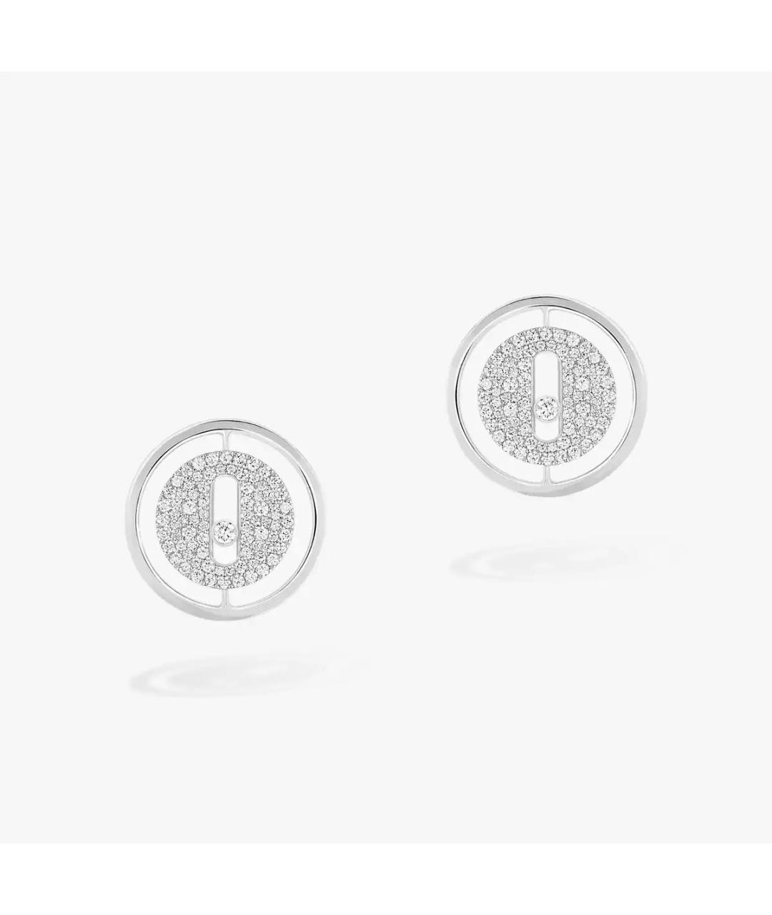MESSIKA Серебряные серьги из белого золота, фото 3