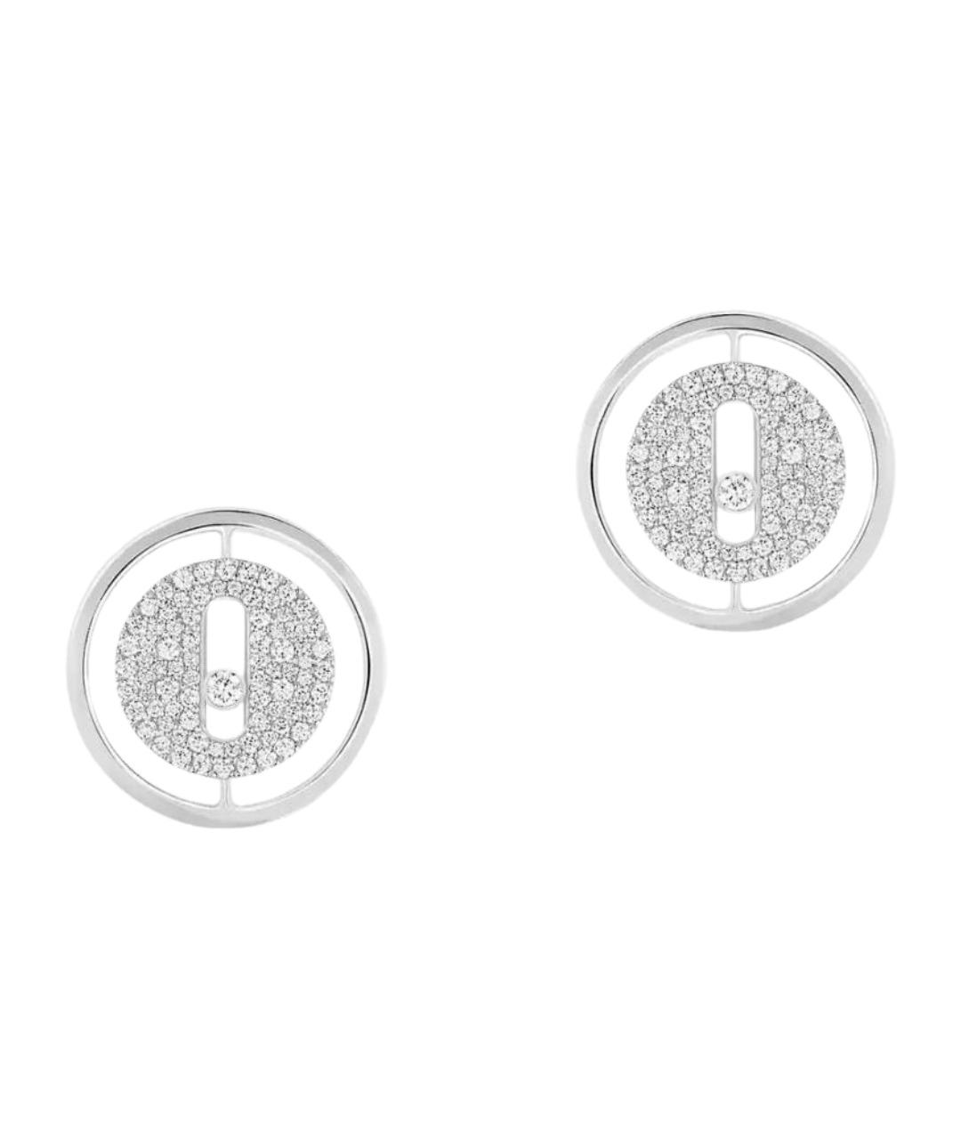 MESSIKA Серебряные серьги из белого золота, фото 1