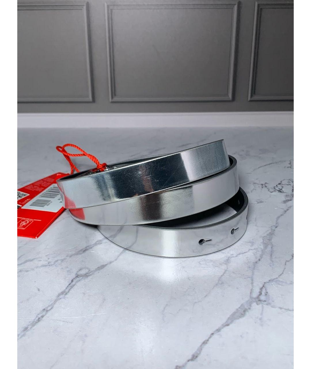 DIESEL Серебрянный ремень, фото 4