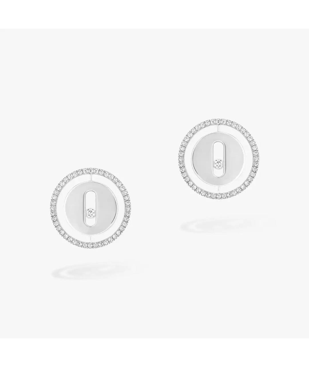 MESSIKA Серебряные серьги из белого золота, фото 3