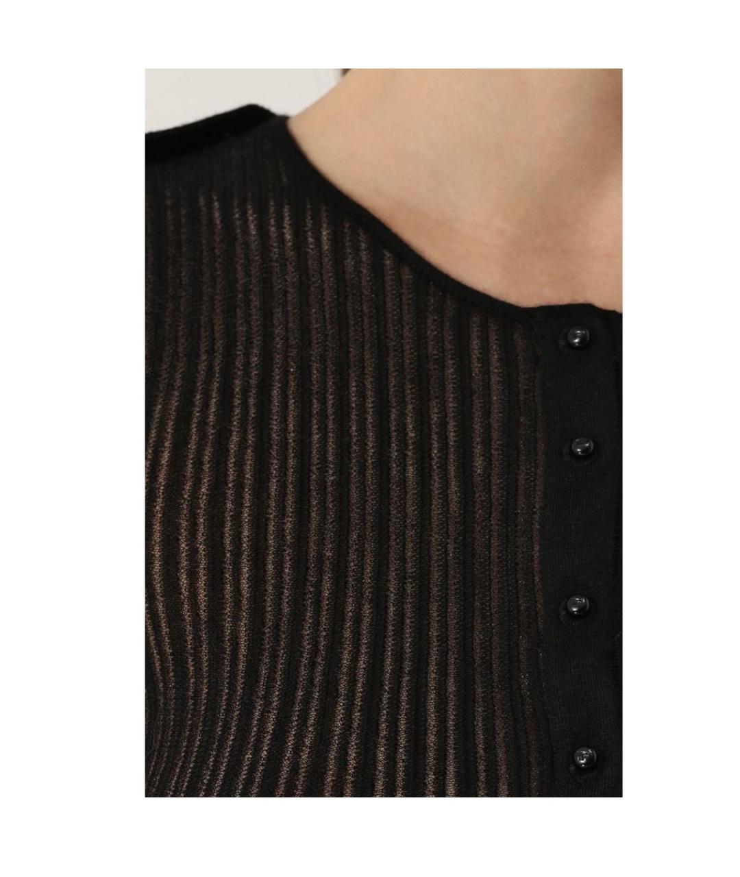 TOM FORD Черный кашемировый джемпер / свитер, фото 4