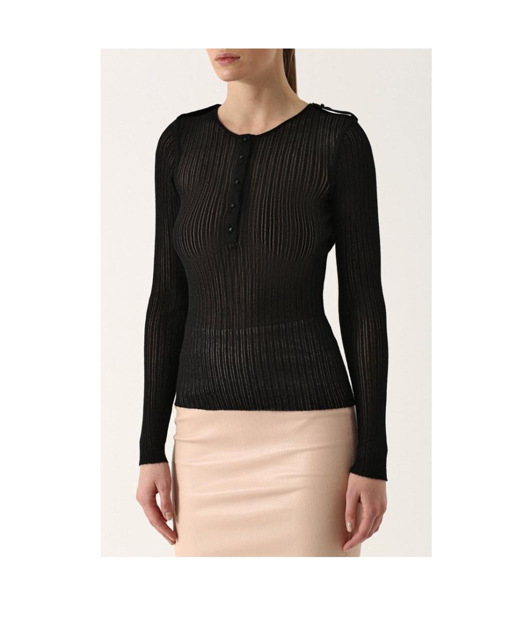 TOM FORD Черный кашемировый джемпер / свитер, фото 2