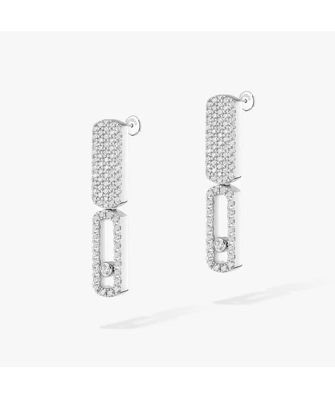 MESSIKA Серебряные серьги из белого золота, фото 5