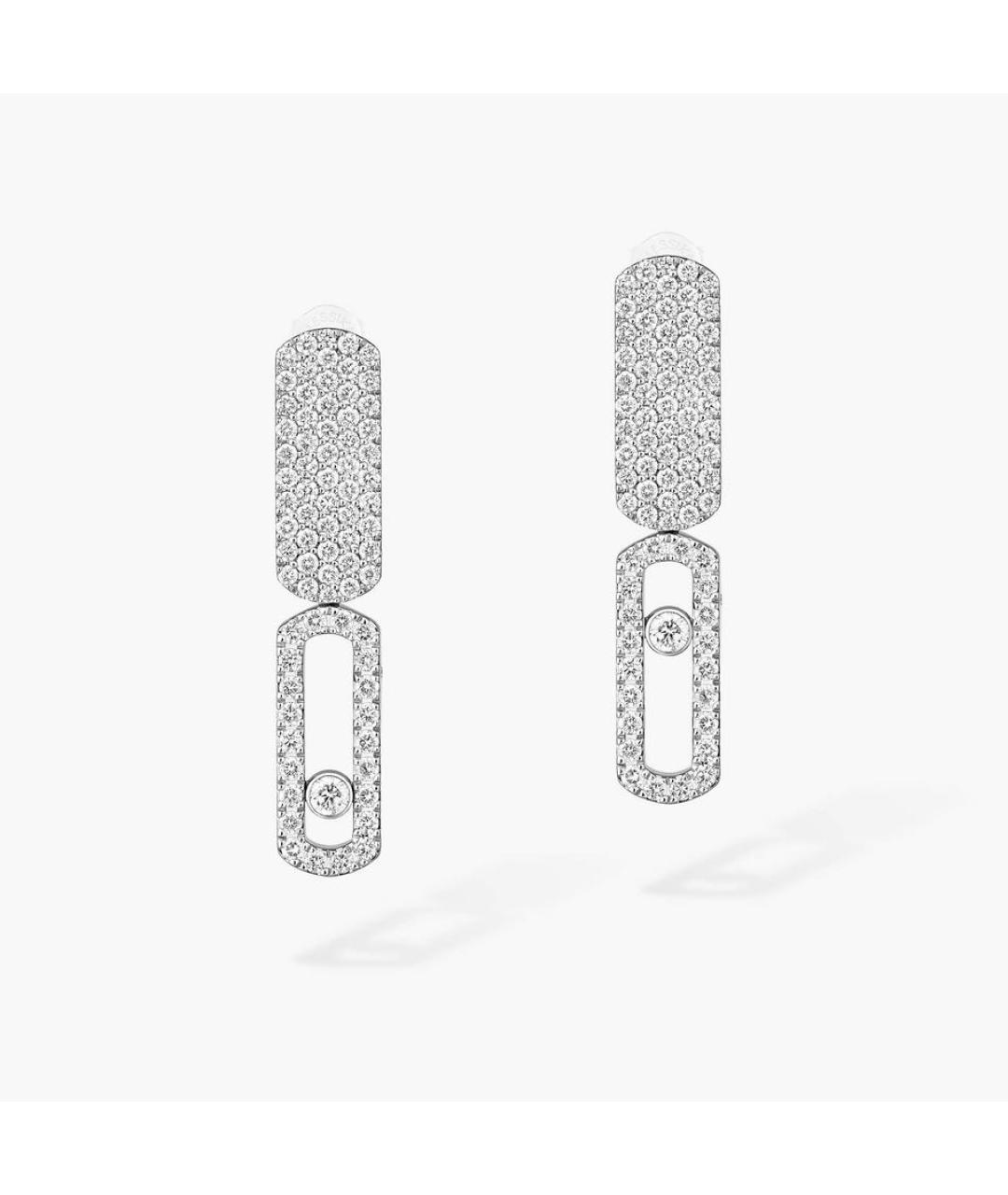 MESSIKA Серебряные серьги из белого золота, фото 6