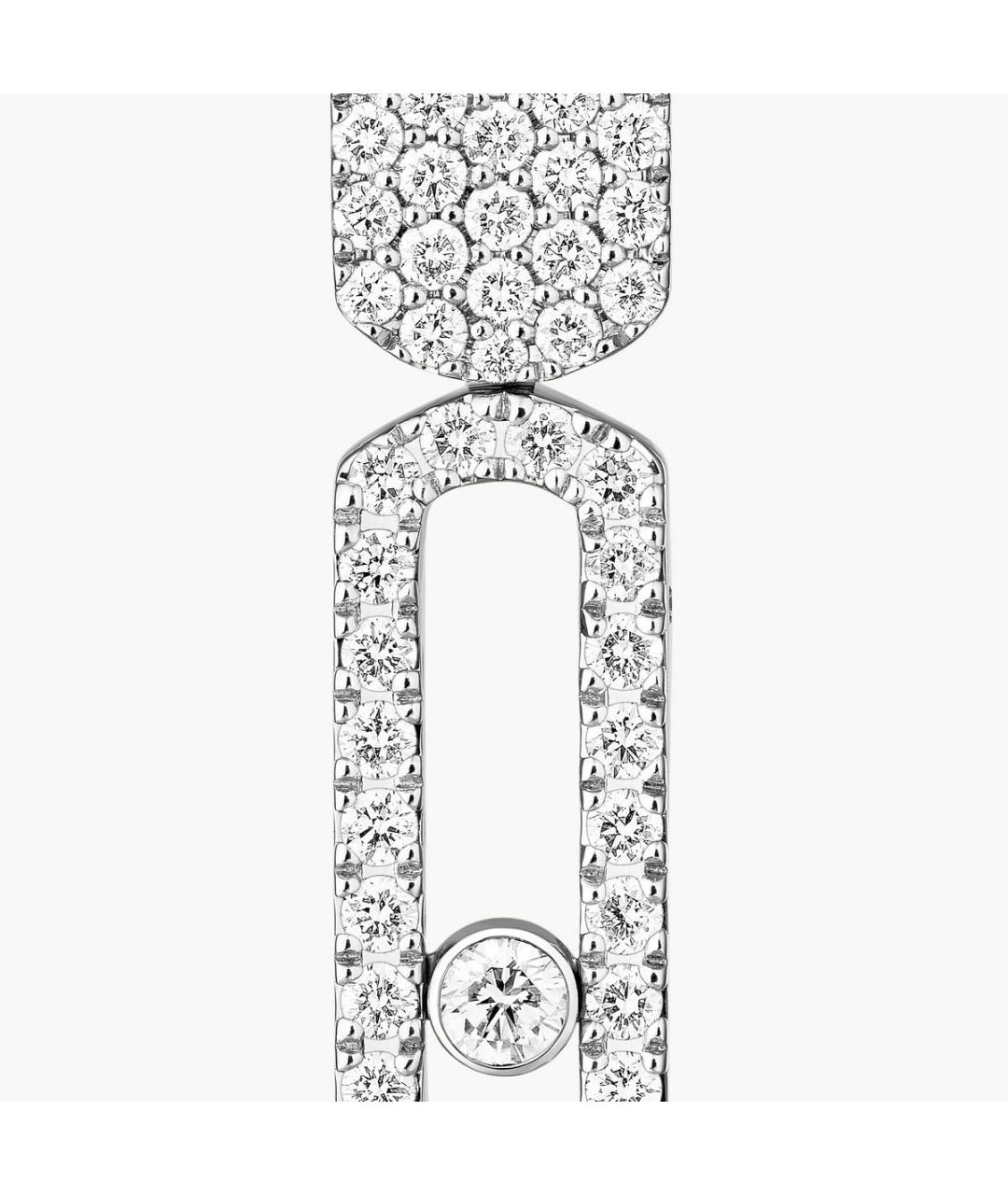 MESSIKA Серебряные серьги из белого золота, фото 4